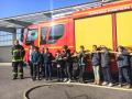 Les M8 et M10 en visite chez les pompiers